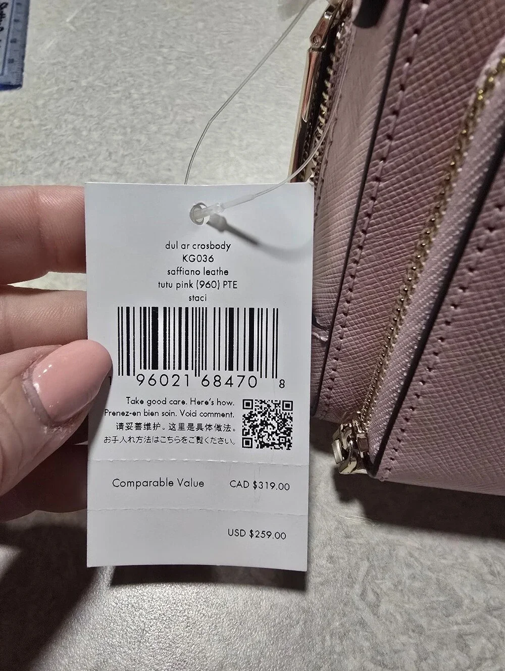 kate spade light pink